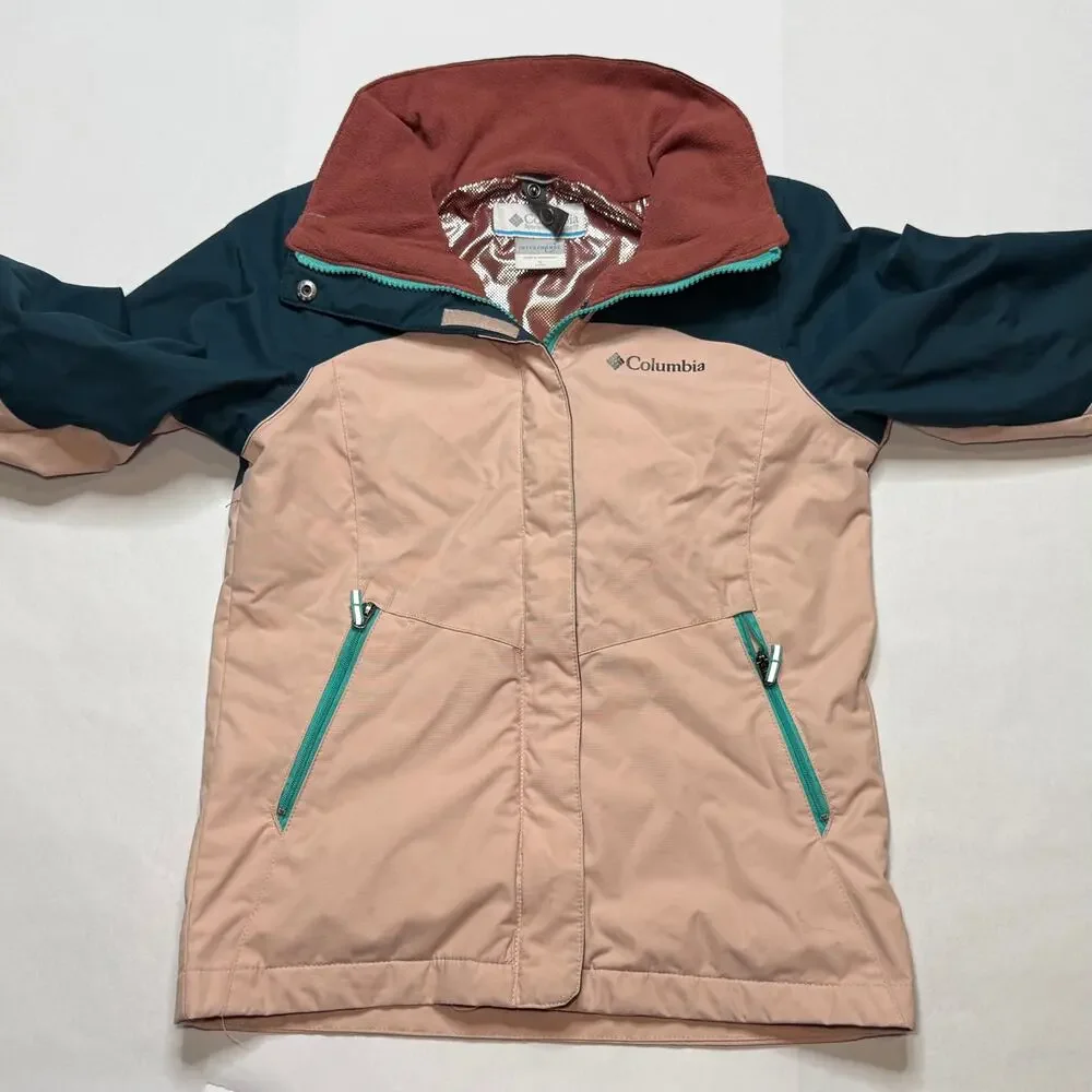 girls small 7/8 Columbia Interchange omi tech ski winter jacket only (no fleece)
